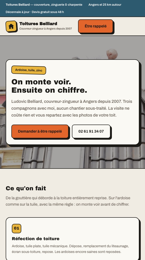 Site de Toitures Belliard